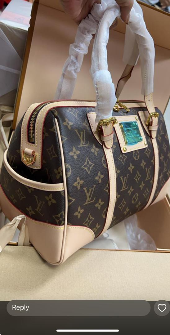 Leather LV bag for work